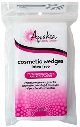 QC AWAKEN COSMETIC WEDGES, LATEX FREE (32 Count)