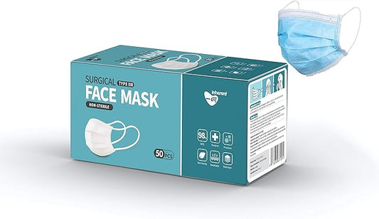 Inherent Disposable Surgical Mask  50pcs/box (3 ply)
