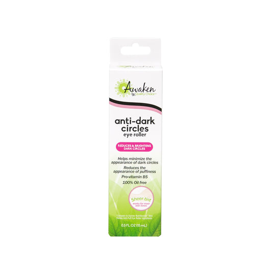QC AWAKEN ANTI DARK CIRCLES EYE ROLLER, SHEER TINT (15ml)