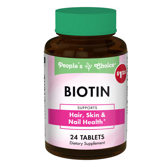 People's Choice Biotin Tablets, 24 ct.