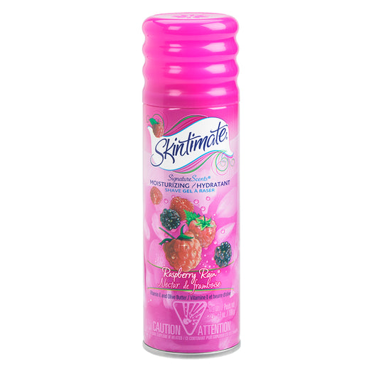 SKINTIMATE SIGNATURE SCENTS MOISTURIZING/ HYDRATION SHAVE GEL, RASPBERRY & NECTAR (78g)